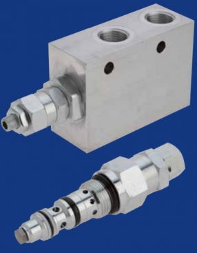 A-WB-C-SE-...-L-...-... Single Counterbalance Valve with In Line Body