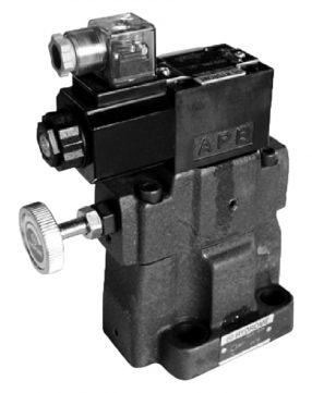 SBSG Low Noise Solenoid Controlled Pilot Operated Relief Valve