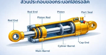 ส่วนประกอบ กระบอกไฮดรอลิค
