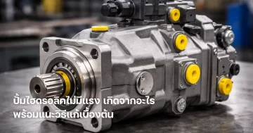 ปั้มไฮดรอลิคไม่มีแรง